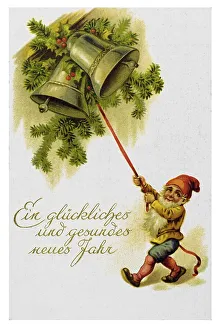 Historical New Year greetings card