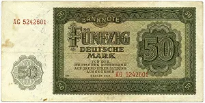 Historical note, 50 German Mark