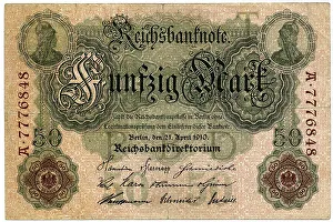 Historical note, Reichsbanknote