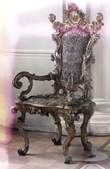 Historical Old Royal Chair, possibly a throne chair