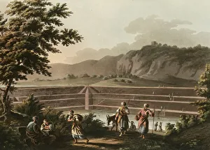 Historical Palestine, Reservoir of the sealed well near Bethlehem