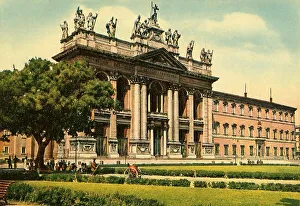 Historical photo around 1930, Basilica of St