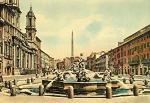 Historical photo around 1930, Moor Fountain