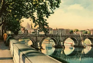 Historical photo around 1930, Ponte Sant'Angelo