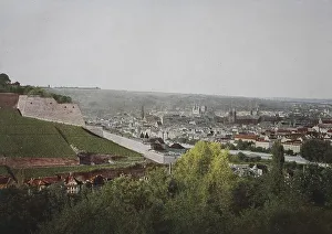 Historical photo of the city of Wuerzburg