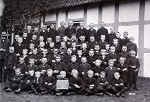 Historical photo, school, Boys´ class