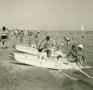 Historical photo summer 1961, tourists