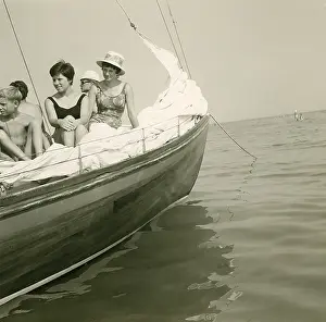 Historical photo summer 1961, tourists
