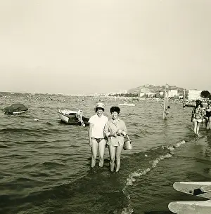 Historical photo summer 1961, tourists