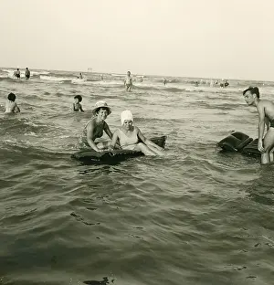 Historical photo summer 1961, tourists