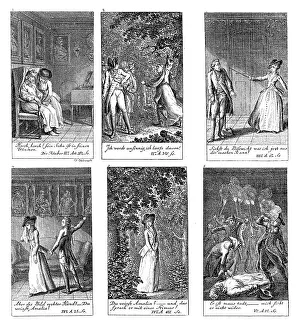 Historical print, 1793, engravings