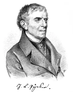 Historical print, 1834, portrait of Johann Ladislaus Pyrker or Pyrker von Felsoe-Eoer