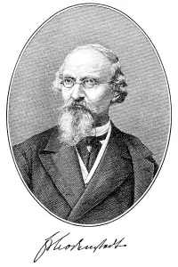 Historical print, portrait of Friedrich Martin von Bodenstedt