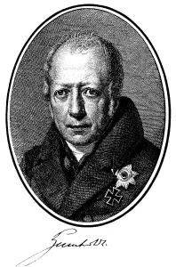 Historical print, portrait of Friedrich Wilhelm Christian Carl Ferdinand von Humboldt