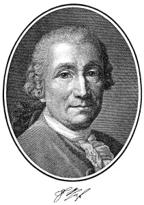 Historical print, portrait of Hans Konrad or Conrad Dietrich Ekhof or Eckhof
