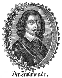 Historical print, portrait of Johann Michael Moscherosch