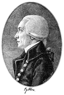 Historical print, portrait of Ludwig Timotheus Freiherr von Spittler