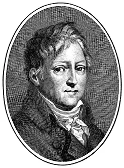 Historical print, portrait of Moritz August von Thuemmel