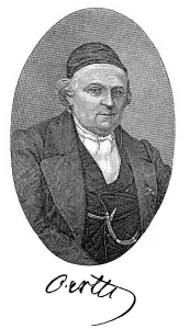 Historical print, portrait of W