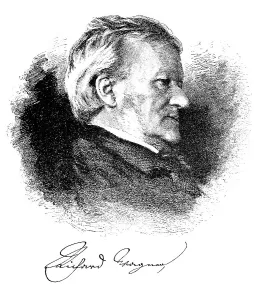 Historical print, portrait of Wilhelm Richard Wagner 1813 - 1883