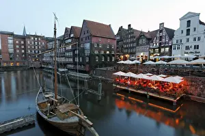 Historical salt port on the Ilmenau river