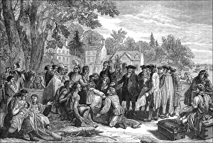 Historical scene, US-American history