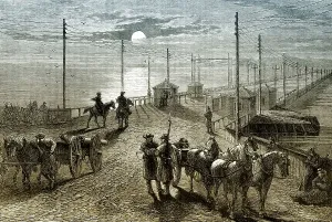 Historical scene, US-American history