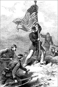 Historical scene, US-American history