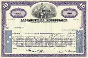 Historical share certificate, ACF Industries Incorporated