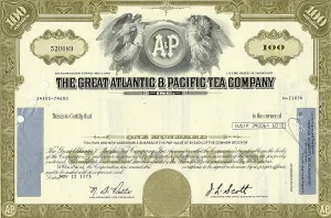 Historical share of The Great Atlantic & Pacific Tea Company