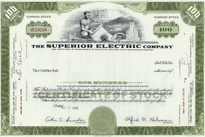 Historical share of The Superior Electric Company