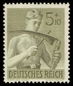 Historical stamp, German Reich