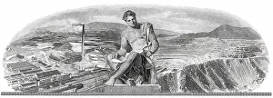 Historical stock certificate, detail of the vignette