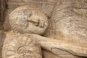Historical stone Buddha statue