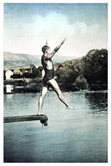 Historical summer greetings card