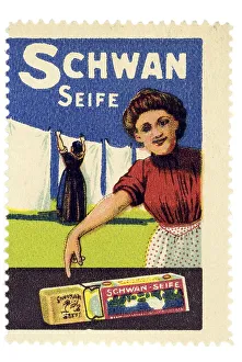 Historical trading stamp, German