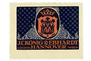 Historical trading stamp, German