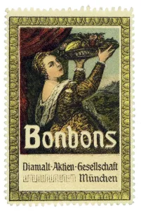 Historical trading stamp, German