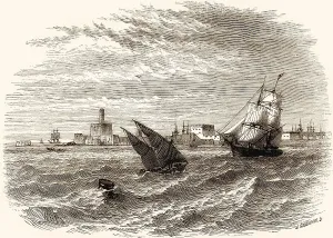 Historical view of Alexandria, 18th century