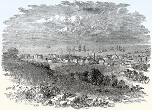 Historical view of Barbados, Lesser Antilles of the West Indies
