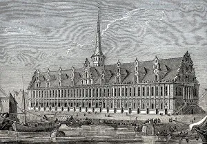 Historical view of the Copenhagen Stock Exchange