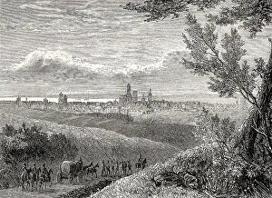 Historical view of GdaNsk, Poland