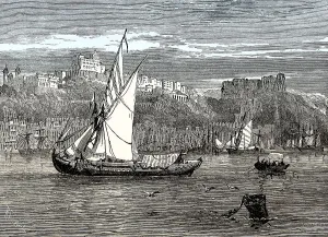 Historical view of Porto, 18th century