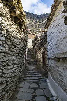 Historical village of Marpha, Jomsom, Nepal