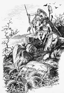 Historicising illustration, island of Ruegen