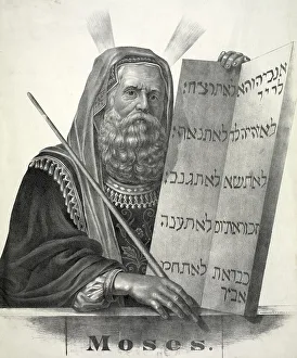History of the Prophet Moses, Moses bust portrait