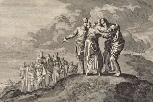 History of the Prophet Moses, Moses takes leave of Eleazar and Joshua