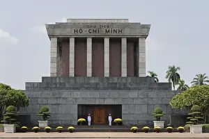 Ho Chi Minh Mausoleum Ba Dinh Square in the center of Hanoi Ho Chi Minh Mausoleum Ba Dinh place in the center of Hanoi