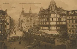 Hochbahn bei Roedlingsmarkt Moenkerdamm