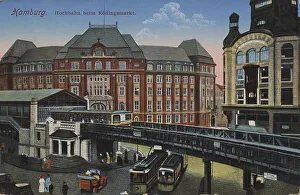 Hochbahn beim Roedlingsmarkt, Hamburg